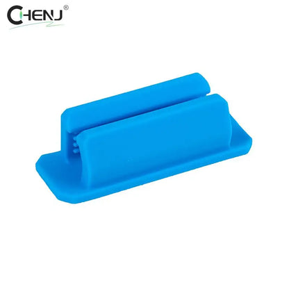 Self-Adhesive Silicone Pen Clip Wall Mounted Pencil Clip Desktop Marker Pen Ballpoint Pen Storage Holder Home Office Organize