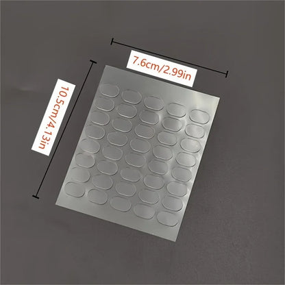 200pcs Transparent Double-Sided Tape Pads - Non-Marking, Anti-Skid Adhesive for DIY Projects & Model Car Decor Double