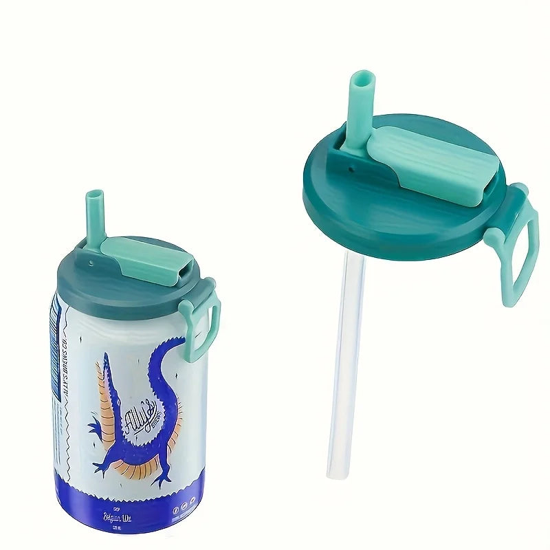 Reusable Soft Drink Can Lid. Soda Drink Can Lid Can Be Used for Beverages, Juices, and Soft Drinks, and Comes with A Straw - 