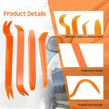 Auto Trim Removal Tool Car Door Trim Panel Tools Car Radio Audio Installer Pry Tool for Car Auto Door Clip Panel Crowbar Remo