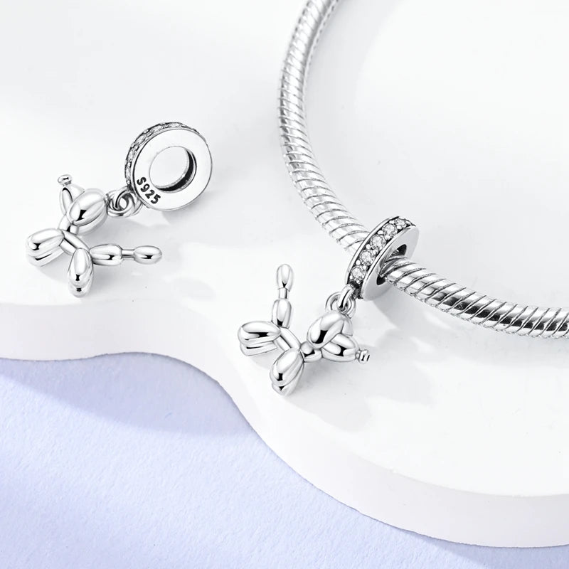 925 Sterling Silver Charms Beads Pendant Tree of Life Dog Elephant Love Heart Charm Fit Original Bracelet DIY Women Jewelry G