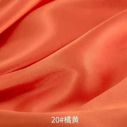 0.5m/1m/2m Satin Fabric Lining Soft and Shiny Silk-Like Material,for Clothing and Lining, Garments, DIY Craft, and Gift Wrapp