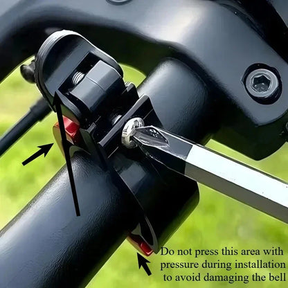 Universal Bicycle Bell Handlebar Horn Bell Invisible Small MTB Bicycle Clear Crisp and Loud Sound Beep Alarm Bicycle Accessor