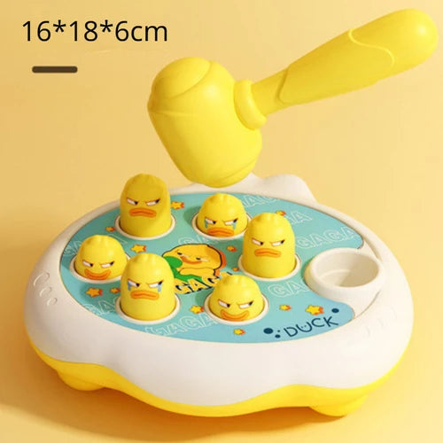 Montessori Baby Toys Cartoon Animal Theme Knocking Game Parent Child Board Hammering Game Toddler Educational Birthday Gifts 