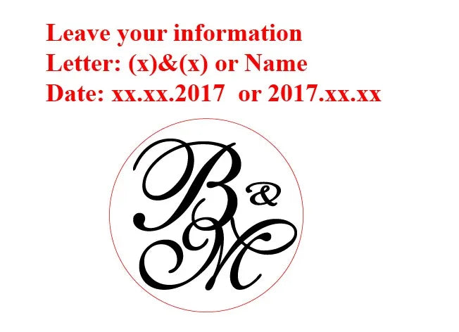 Custom brass wax seal Stamp with 2 Initial Ornament wreath,Vintage Reusable for DIY Wedding Invitation & Letters,Free Engravi