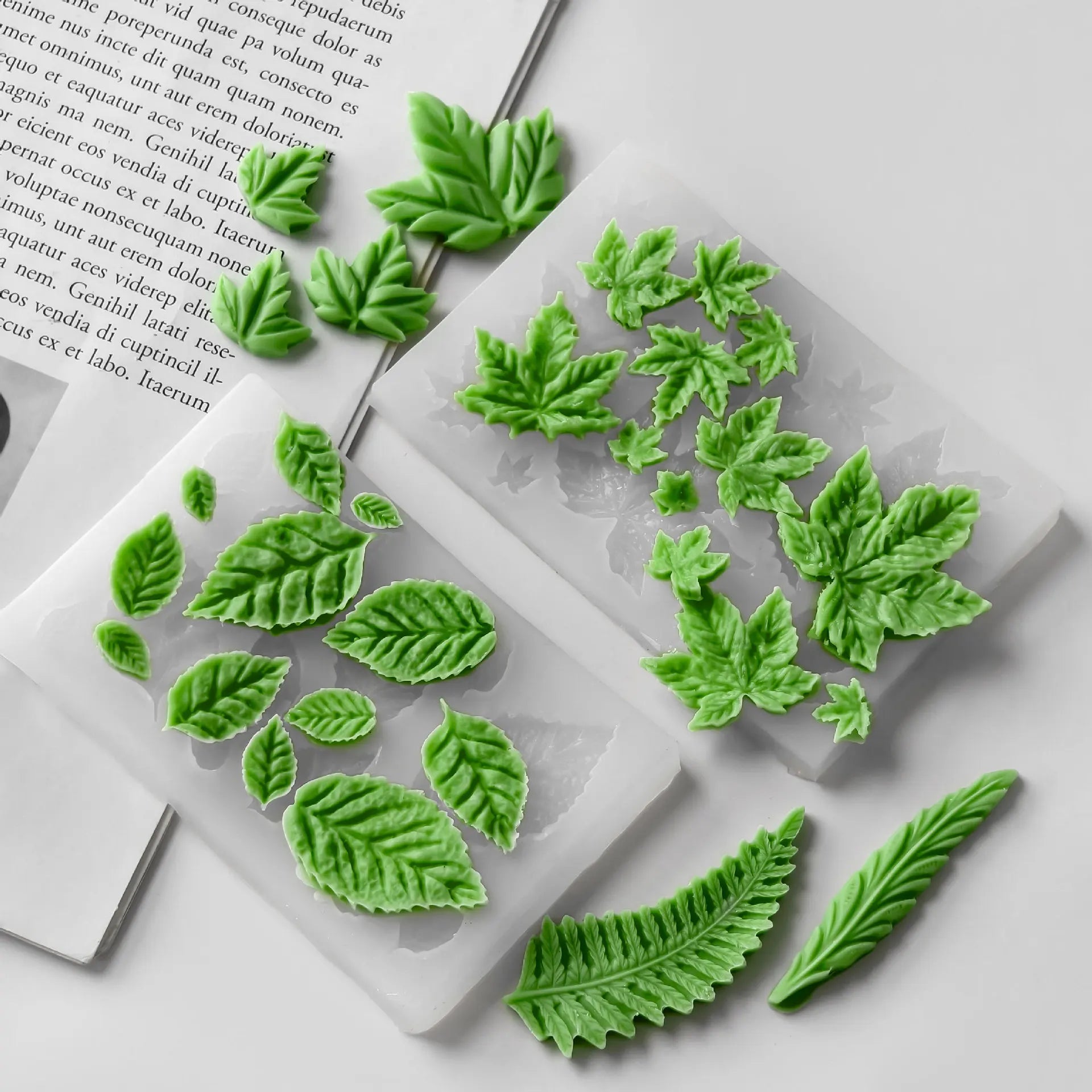 DIY Leaf Silicone Mold Leaves Maple Leaf Mold Handmade Soap Epoxy Resin Decoration Mould