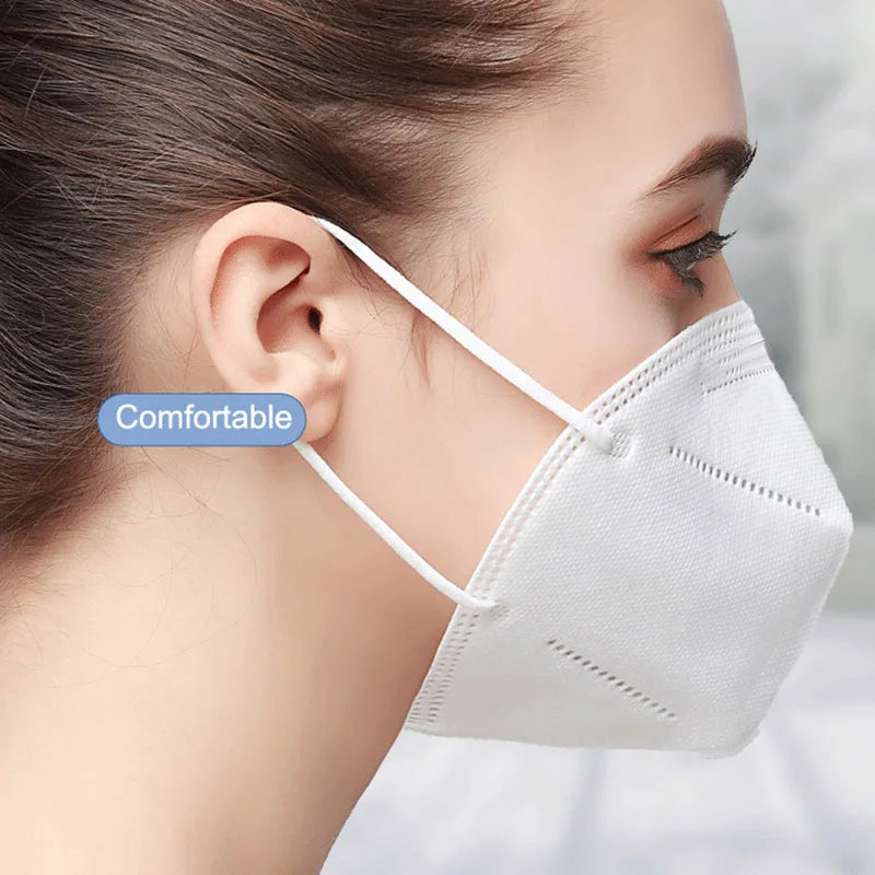 10-200Pcs FFP2 Masks kn95 Mascarillas KN95 Face Mask Filter 5Layers mascarillas quirurgicas homologadas Reusable Black FFP2 M