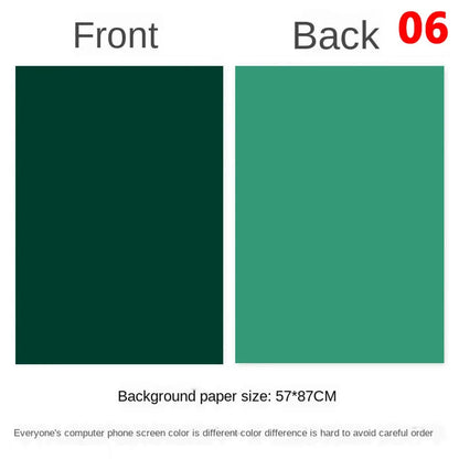 Photography Backdrops Wallpaper 57*87cm 2sides Solid Color Photo Background Props for Photo Studio Newborn Product Photograph