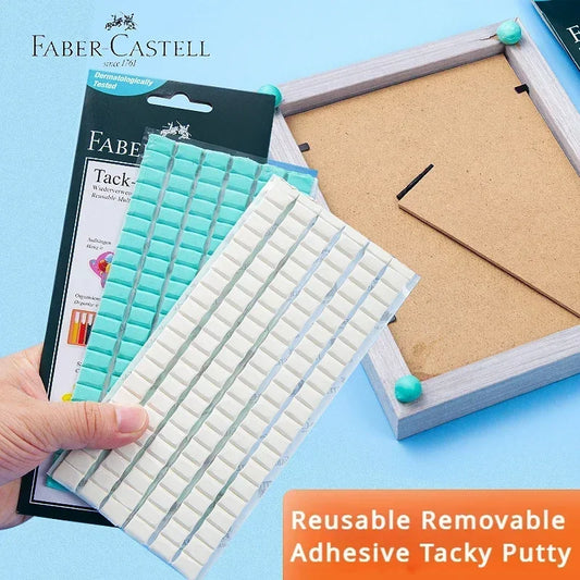 Faber-Castell Tack-It Multipurpose Adhesive Tacky Putty, Non-Toxic Reusable Adhesive Mounting Putty for Crafts & Poster Hangi