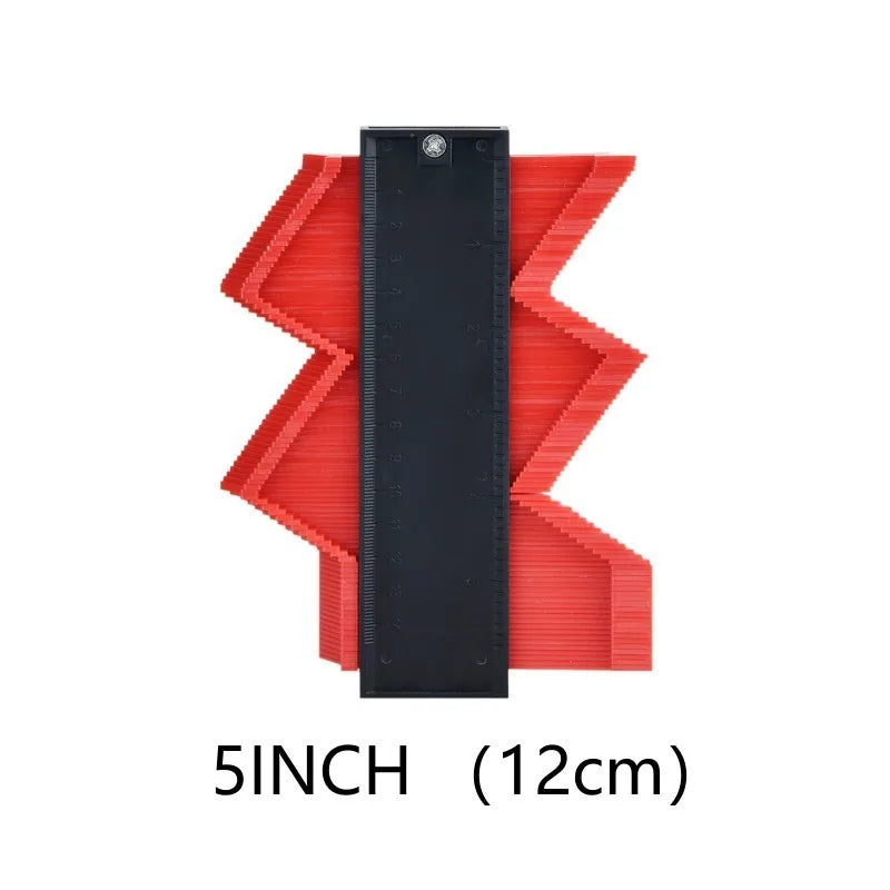 Contour Gauge Cutting Template Multi-Functio Measuring Instrument Woodworking Tool Tiles Measure Ruler Construction Contour T
