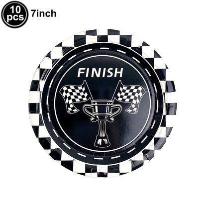 Racing Birthday Decorations Road Tablecloth Racetrack Tablecloth Runner Table flag for Kids Car Theme Birthday Party Supplies
