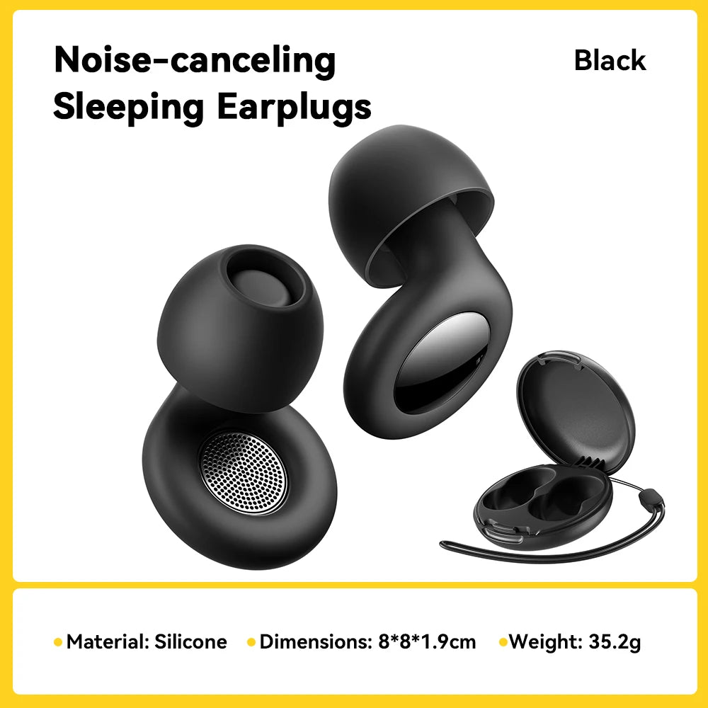 ESSAGER Noise Cancelling Ear Plugs for Sleeping Soft Silicone Sleep Earplugs