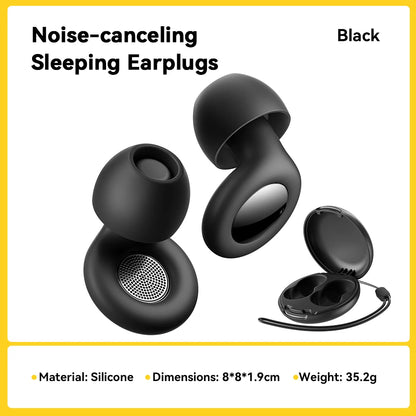 ESSAGER Noise Cancelling Ear Plugs for Sleeping Soft Silicone Sleep Earplugs
