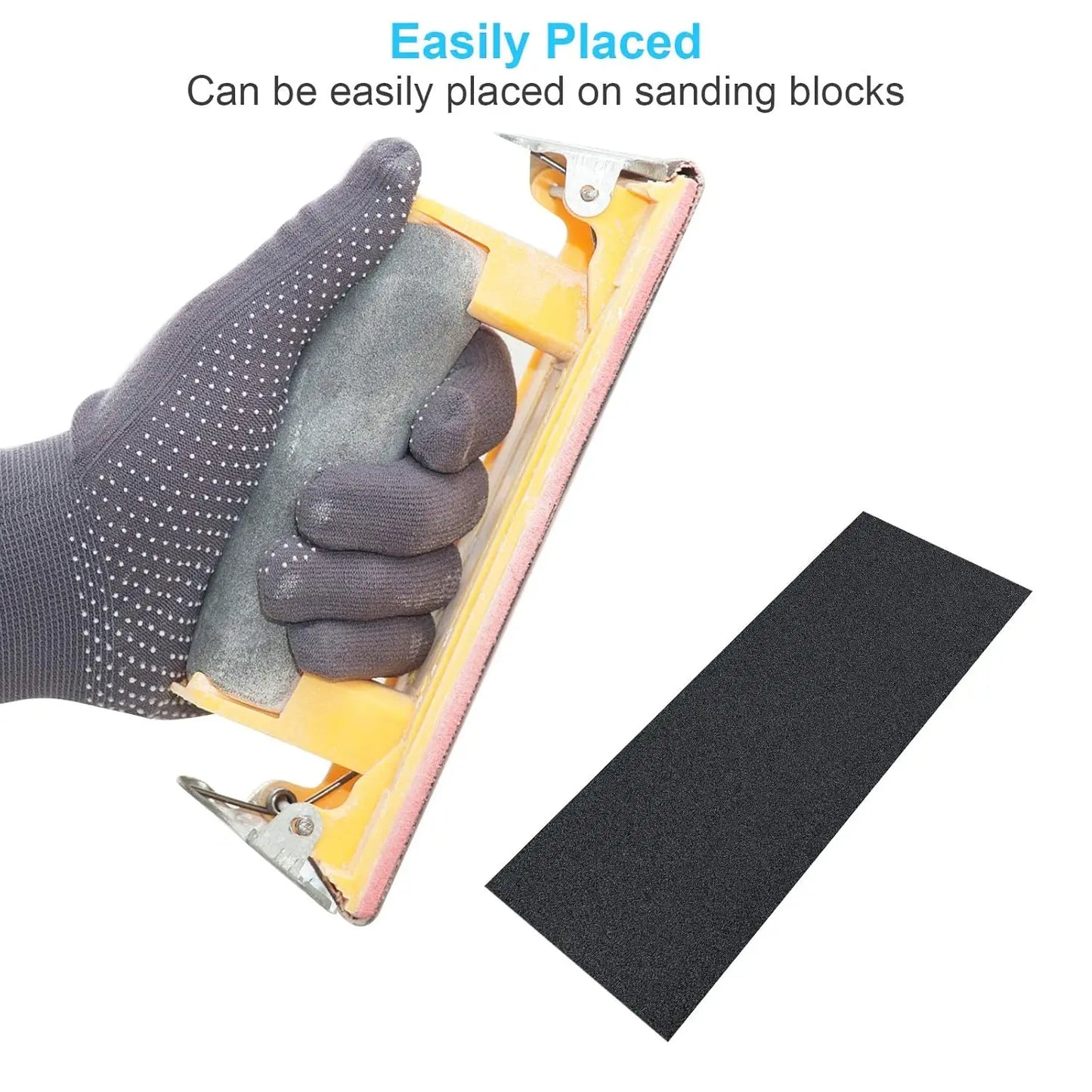 42-Piece Dry and Wet Sandpaper Set, Grits Ranging from 120 to 3000, 9X 3.6inch Inches, Suitable for Car Polishing, Wood Furni