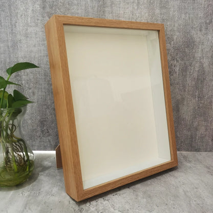 Shadow Box Depth 3cm Wooden Photo Frame For Displaying Three-Dimensional Works Nordic DIY Wood Picture Frame Photo Decor - Wo