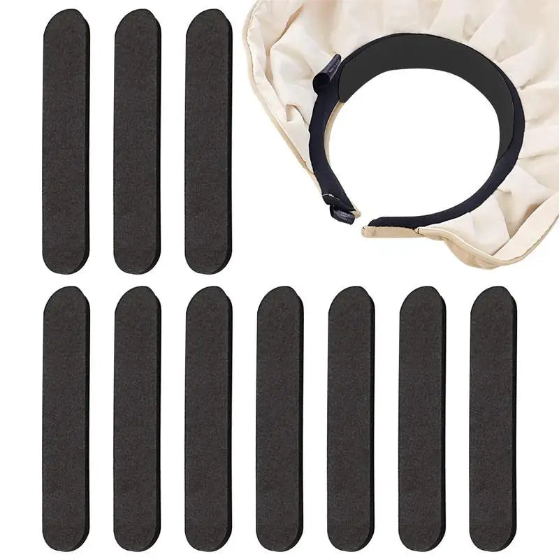 Hat Adjuster Bands 10PCS Hat Adjusting Tapes Adhesive Pads Hat Size Reducing Inserts For Baseball Caps Fisherman's Hats Sun