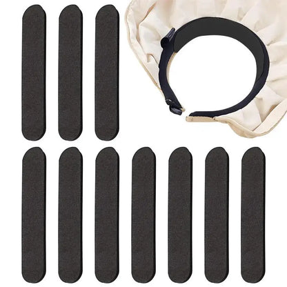 Hat Adjuster Bands 10PCS Hat Adjusting Tapes Adhesive Pads Hat Size Reducing Inserts For Baseball Caps Fisherman's Hats Sun