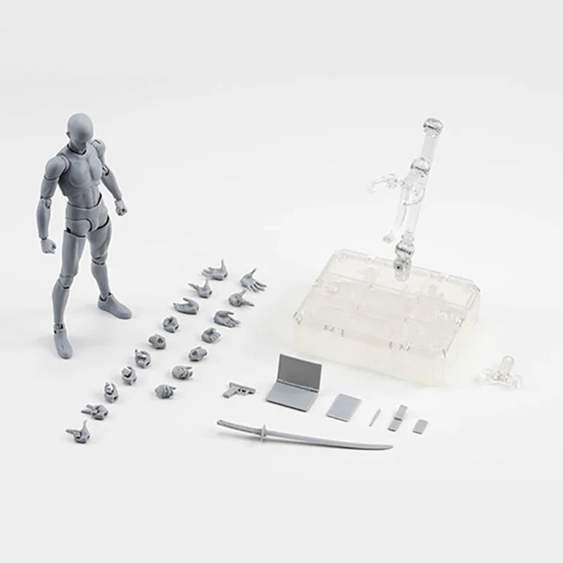 Sketch Draw Figurines Male Female Movable Body Kun Body Chan Joint Pain Anime Figure Shf Action Figure Toy Model Draw Mannequ
