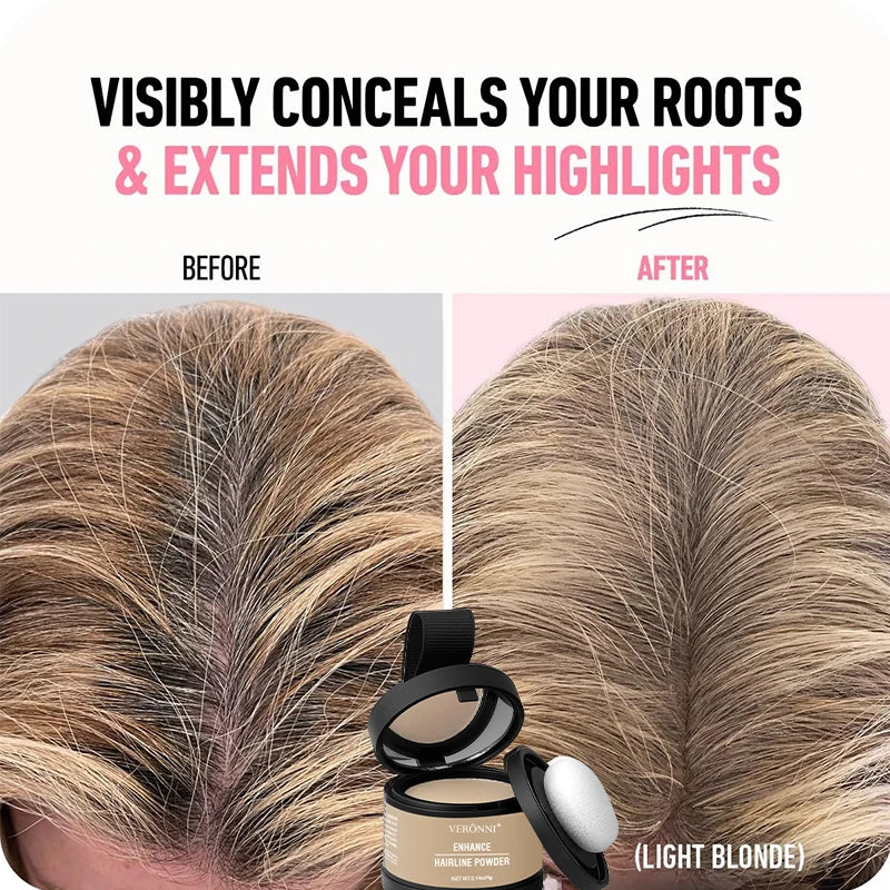 14 Color Hair Line Powder Black Root Up Natural Instant Waterproof Hairline Shadow Concealer Coverage Paint Repair Fill In Ha