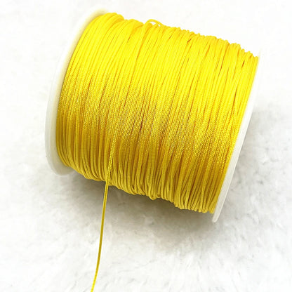 NEW 0.4/0.8/1.0/1.5mm Nylon Cord Thread Chinese Knot Macrame Cord Bracelet Braided String DIY Tassels Beading Shamballa Threa