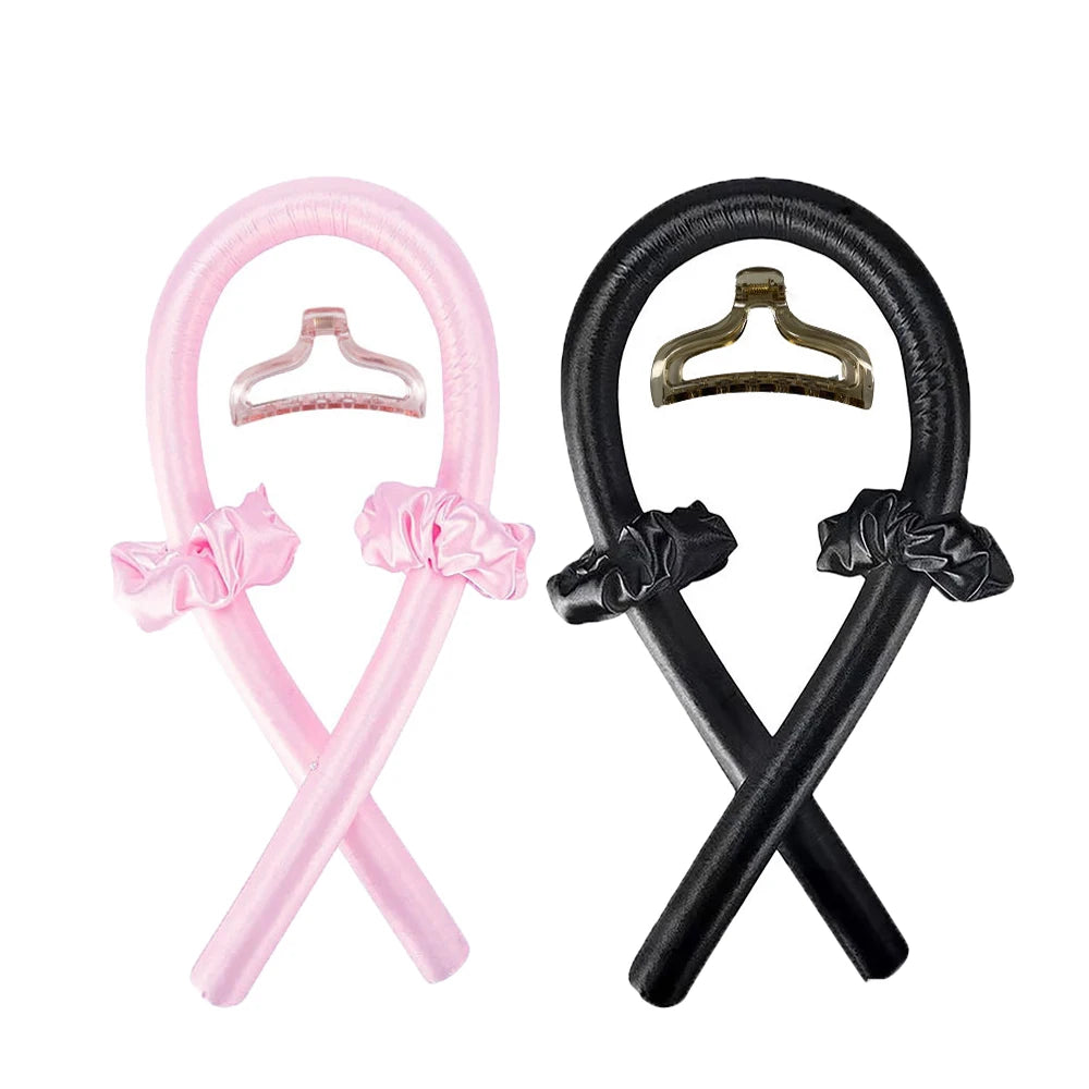 1-2Set Woman Heatless Curling Rod Heatless Hair Curls Headband Make Hair Soft Shiny Hair Curler Hairdressing Tools Accessorie