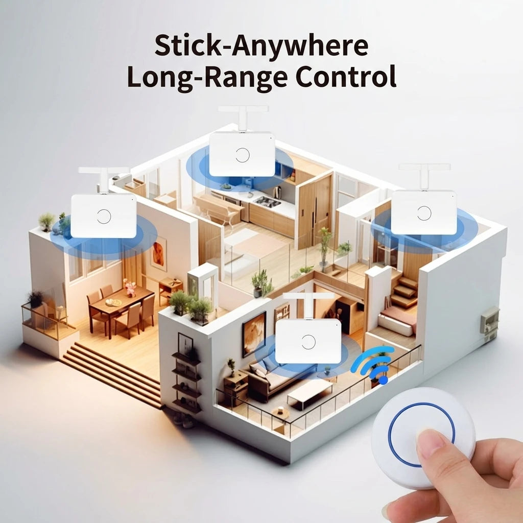 Wireless Remote Control Switch Automatic Button Pusher Lazy ON/OFF Controller