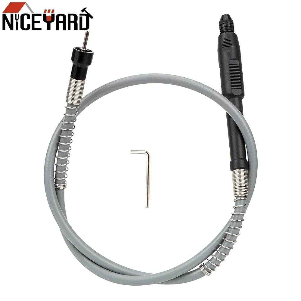 NICEYARD Handle Grinder Flexible Shaft with 0.3-3.2mm Drill Chuck Soft Flex Shaft for Dremel 3000 Electrical Tools Accessorie
