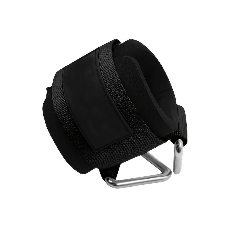 1 Pc Wrist Cuffs for Cable Machine, Adjustable Neoprene Padding, One Size Fit All, Fitness Wrist Straps for Men Women - 1 pc 