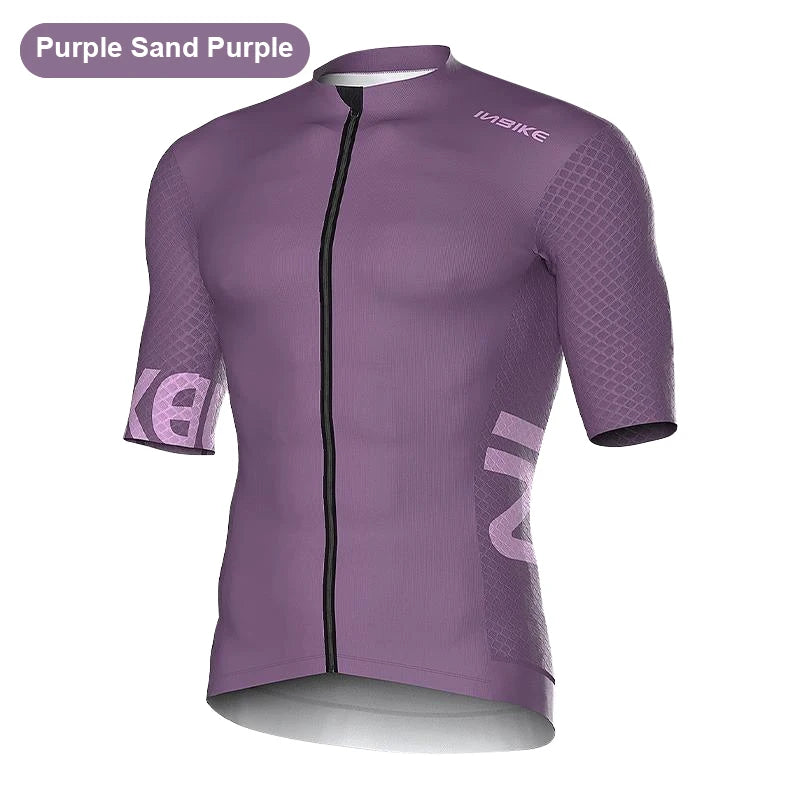 INBIKE Short Sleeve Bicycle Jersey Man Summer Road Cycling Jersey Clothes For Men MTB Mountain Bicycle Sportswear Male Clothi