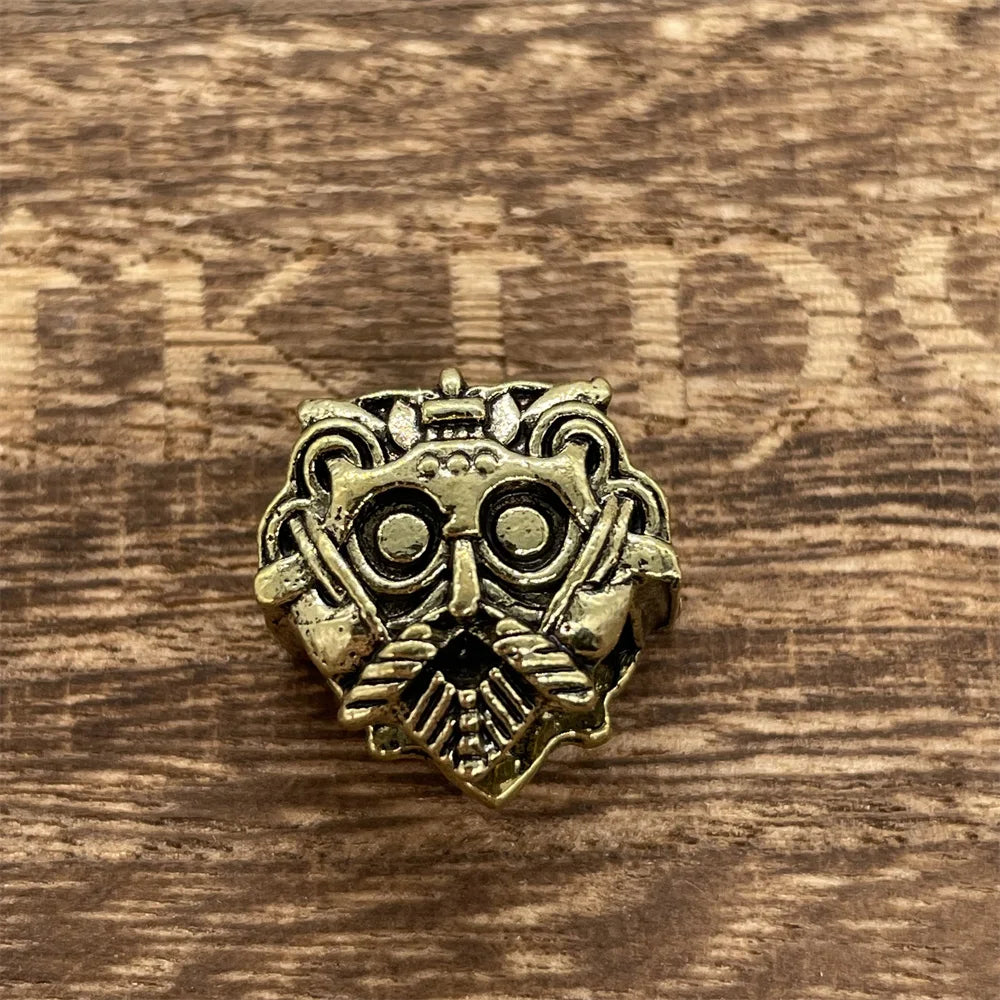 Nostalgia 1pcs Tree Of Life Small Beads For Hair Beard Braids Viking Accessories Charms Diy Jewellery Making Supplies