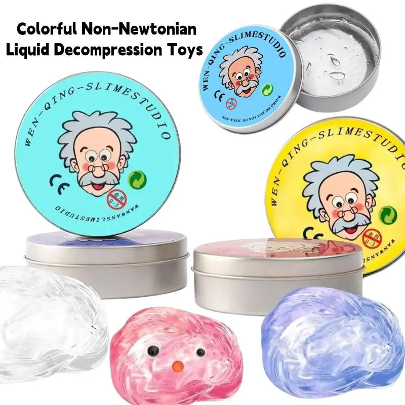 Lab Putty Crystal Clear Glass (1 Pack) Beste Denkende Slimme Crazy Stress Putty met Tin, Sensory & Bouncing Speelgoed