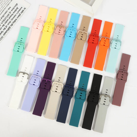 Strap For Amazfit GTS 2/4/3/GTS 2/4 Mini/GTR 4/2/2e 20mm/22mm Watch Silicone Sport Bracelet Amazfit bip 6 5 3/u pro Series ba