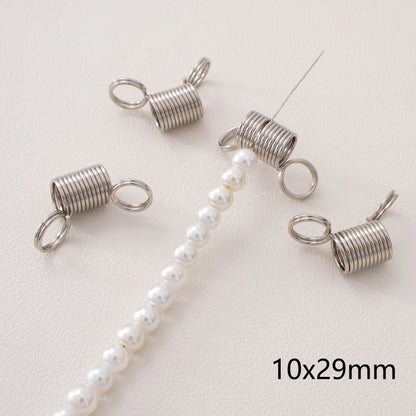 1pcs Bead Stopper Spring Clip Creative Bead Wire End Jewelry Making Tool DIY Bracelet Necklace Tool for Handmade Jewelry - 1p