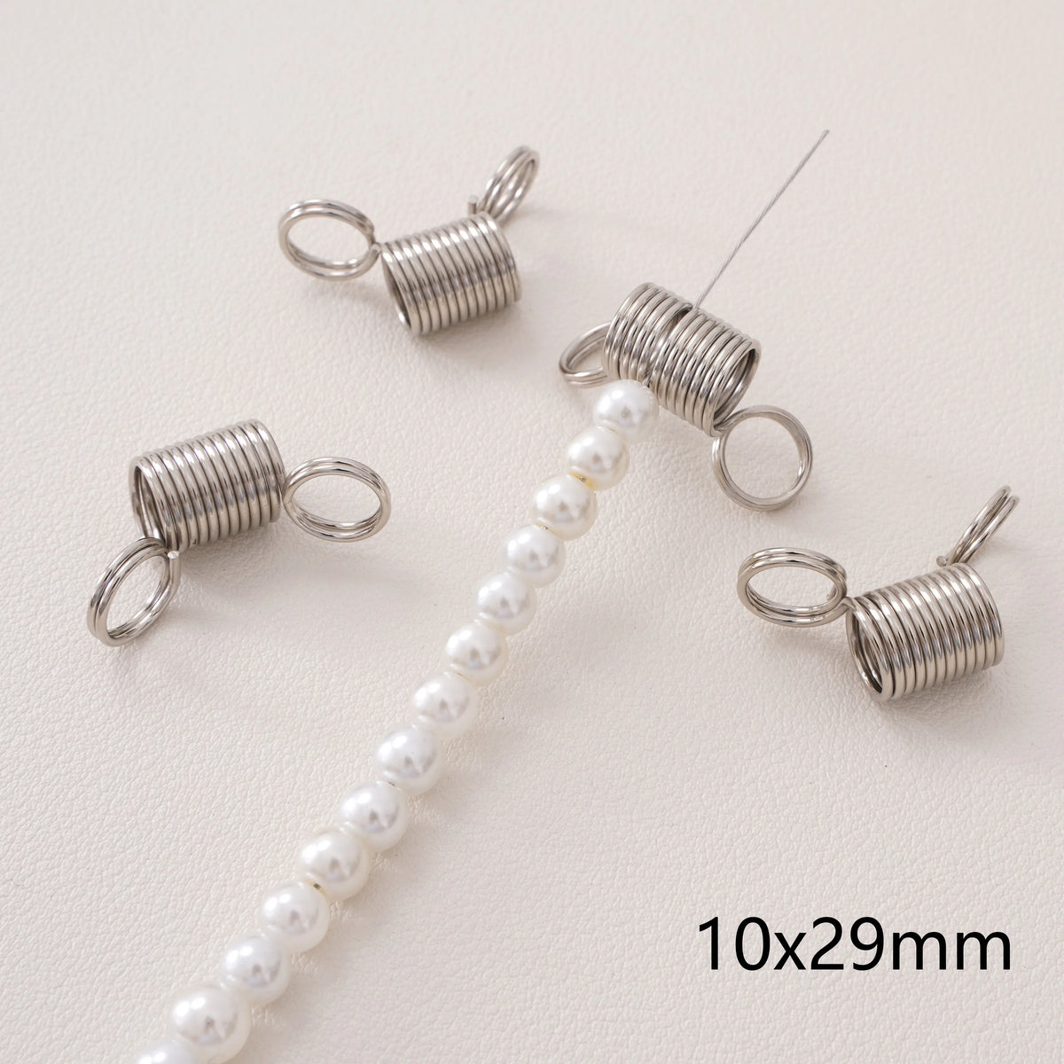 1pcs Bead Stopper Spring Clip Creative Bead Wire End Jewelry Making Tool DIY Bracelet Necklace Tool for Handmade Jewelry