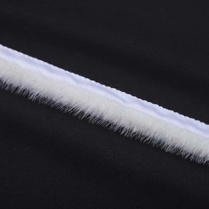 1m Faux Fur Ribbon Tapes DIY Apparel Sewing Fluffy Trim Fabric Sewing Stage Costume Plush Artificial Fur Stripe Decoration