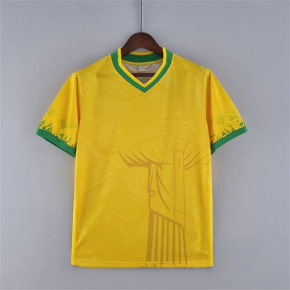 Summer Football Training Top Brazil Special Edition Jesus Black Grey Football Jersey Adult Children Outdoor Quick-drying Tshi