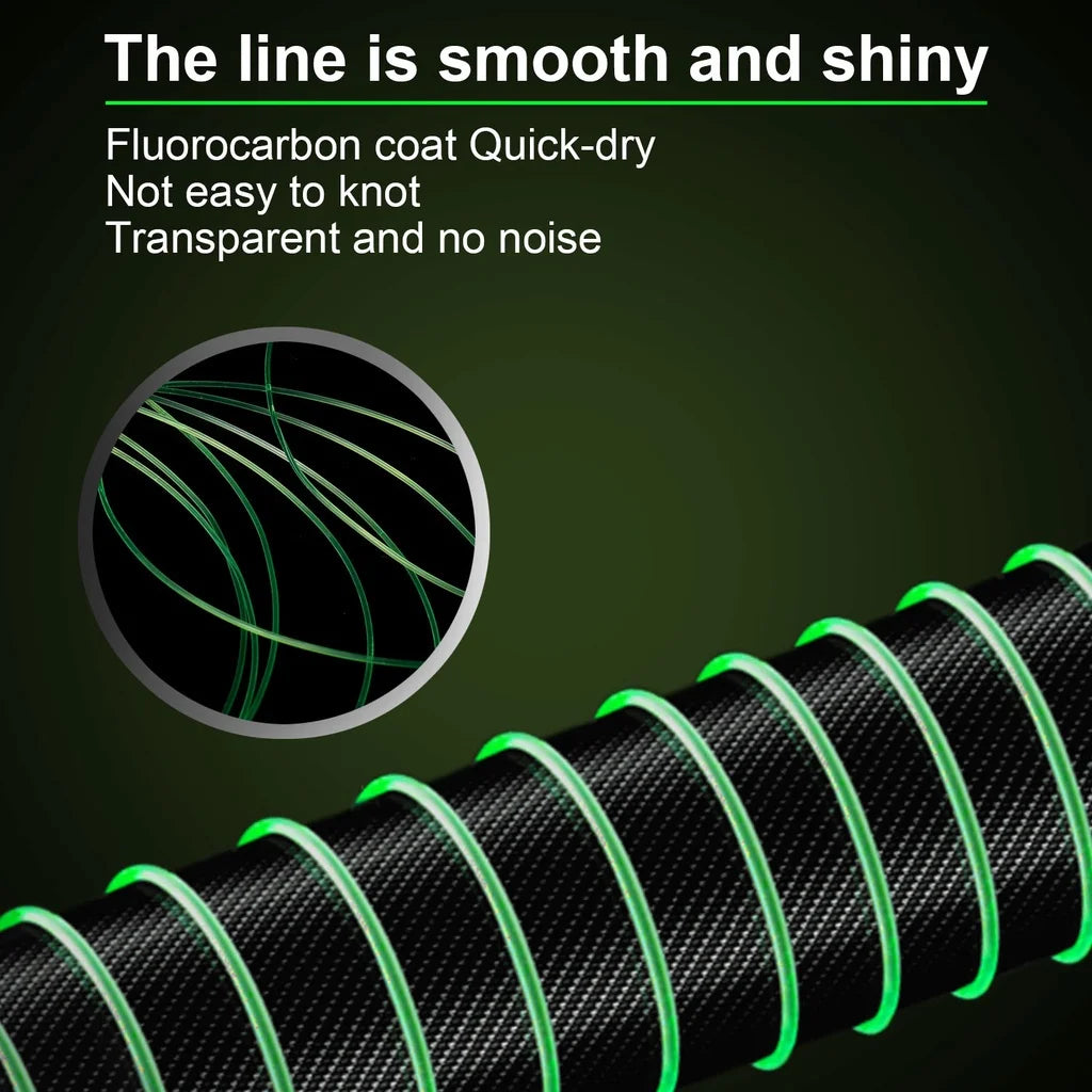 1000M Nylon Fishing Line Super Strong Monofilament Fishing Line Speckle Fluorocarbon Coated Fishing Line For Carp Pesca Olta