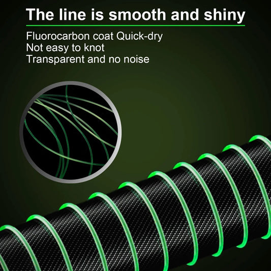 1000M Nylon Fishing Line Super Strong Monofilament Fishing Line Speckle Fluorocarbon Coated Fishing Line For Carp Pesca Olta