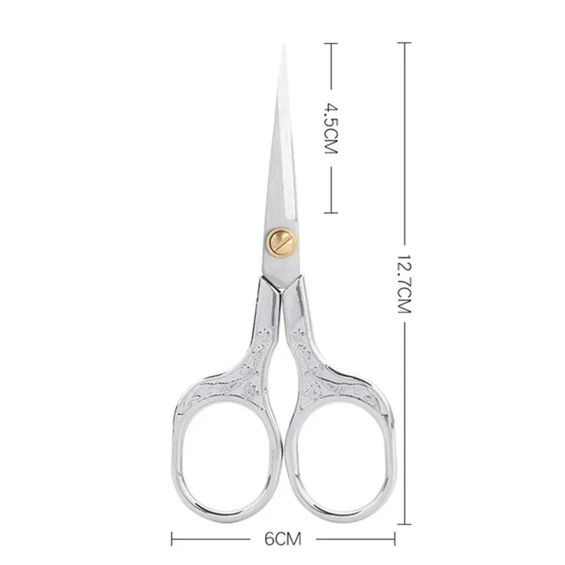 Sharp Durable Stainless Steel Antique Scissors Professional Fabric Embroidery Vintage Tailor Thread Scissor for Sewing Shears