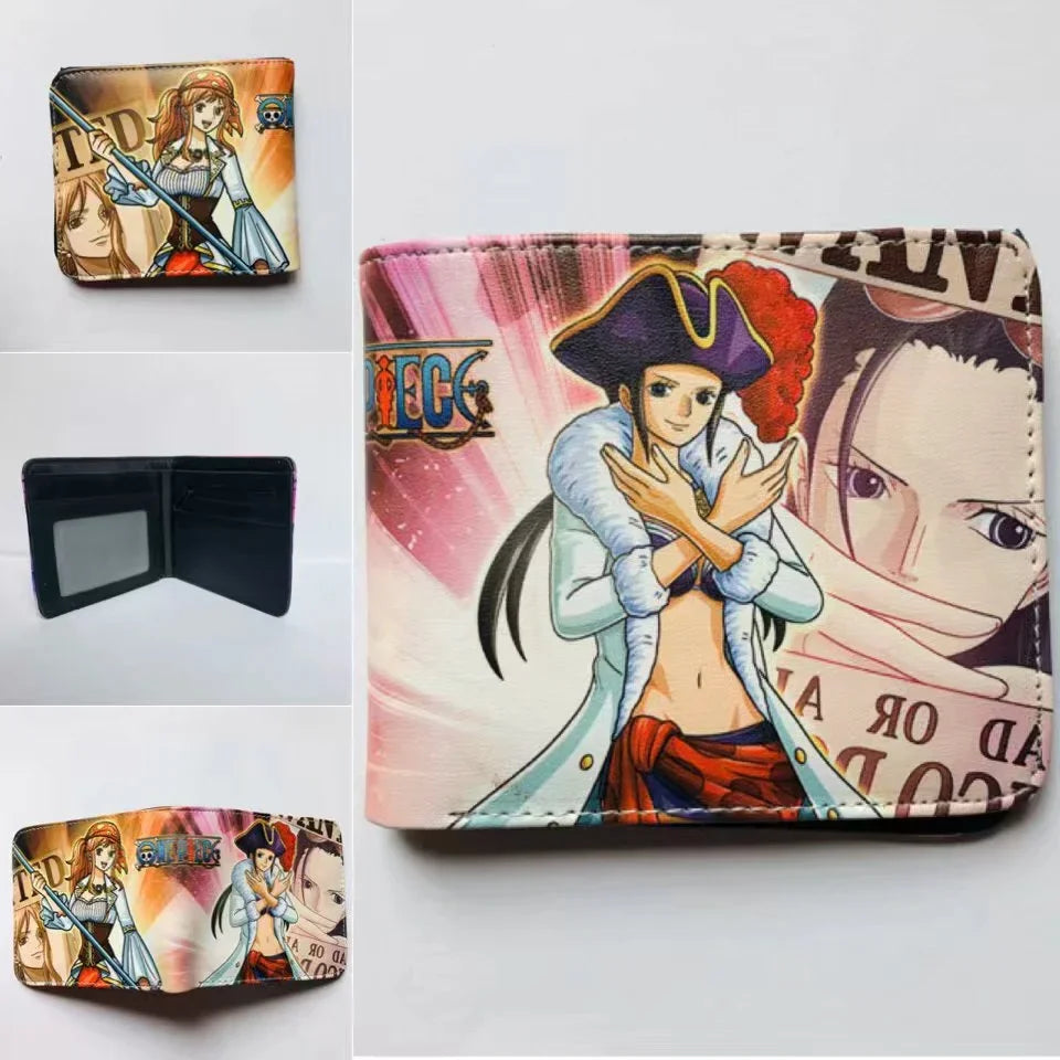 Anime One Piece Monkey D Luffy Roronoa Zoro Stylish and Simple Foldable Wallet Student Coin Purse Cute Things for Girls - 21