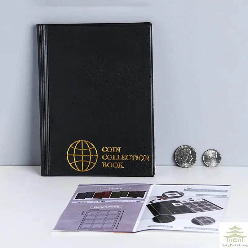 Coin Organizer Storage 120 Pockets Coin Collection Book Coin Collection Holder Album Commemorative