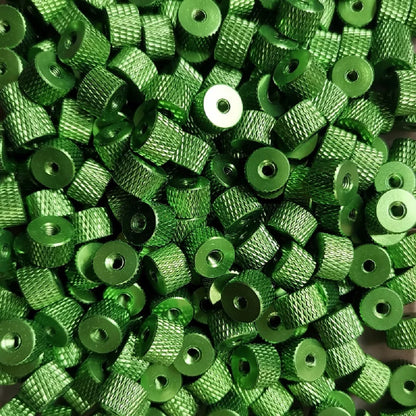 10pcs M3 M4 Aluminum Thumb Nut Knurled Hand Round Nuts Anodized 11 Colors