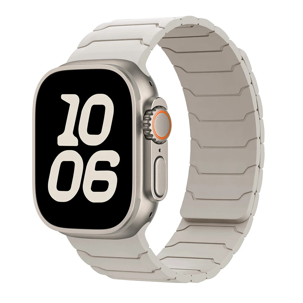 magnetic Strap For Apple Watch Band ultra 2 3 49mm 44mm 40mm 41mm 46mm 42mm 45mm 38 Silicone Bracelet IWatch Series 11 9 8 SE