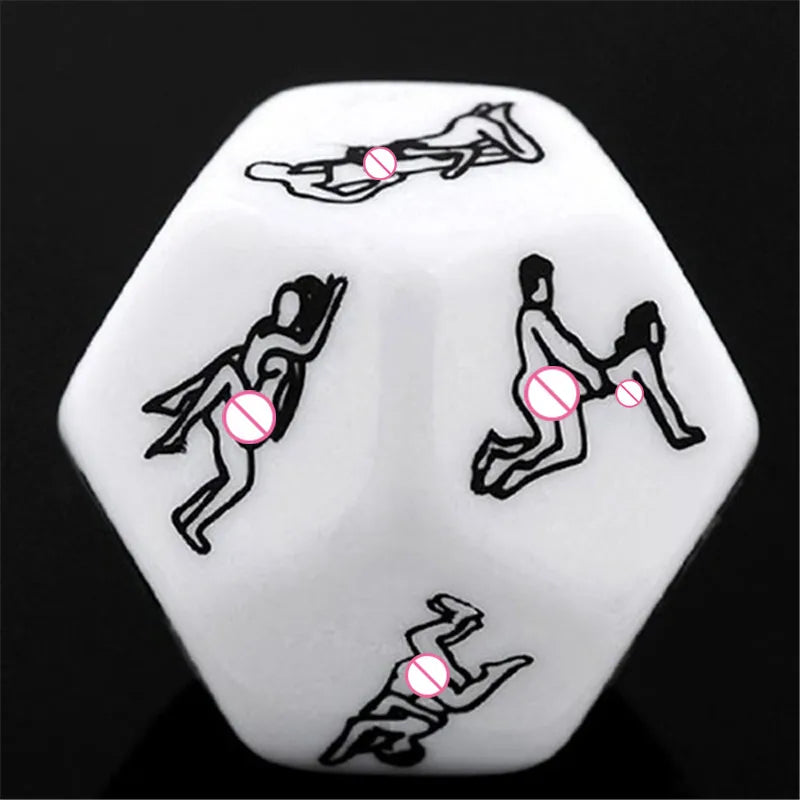12 Sides Sexy Funny Dice Party Gifts Cubes Adults Love Humour Gambling Sex Romance Erotic Kama Sutra Craps Sexy Games Dices T