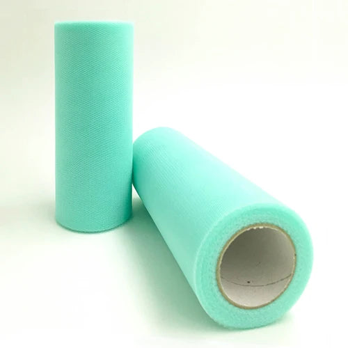 Tulle Roll Spool 25 Yards 15cm White Organza Roll Red Blue Tulle Organza Fabric Tutu Skirt Girl Baby Shower Decor Party Suppl