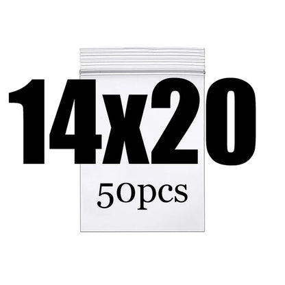 Clear Thick Zip Lock Ziplock Storage Bags Heavy-Duty Transparent Plastic Zip Package Small Jewelry Packing Reclosable Poly Po