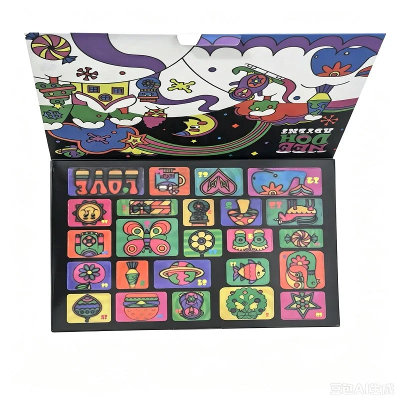Needoh's new Christmas countdown calendar in 2026, treasure hunt, New Year's surprise, blind box toy party and holiday gift.