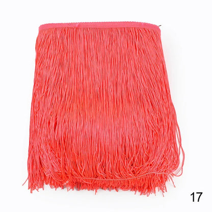 Lace Trim Fringe Tassels 2/5/10M, 30cm Long, For Curtain, Sewing, DIY Accessories - 17 / 30cm-5Yards