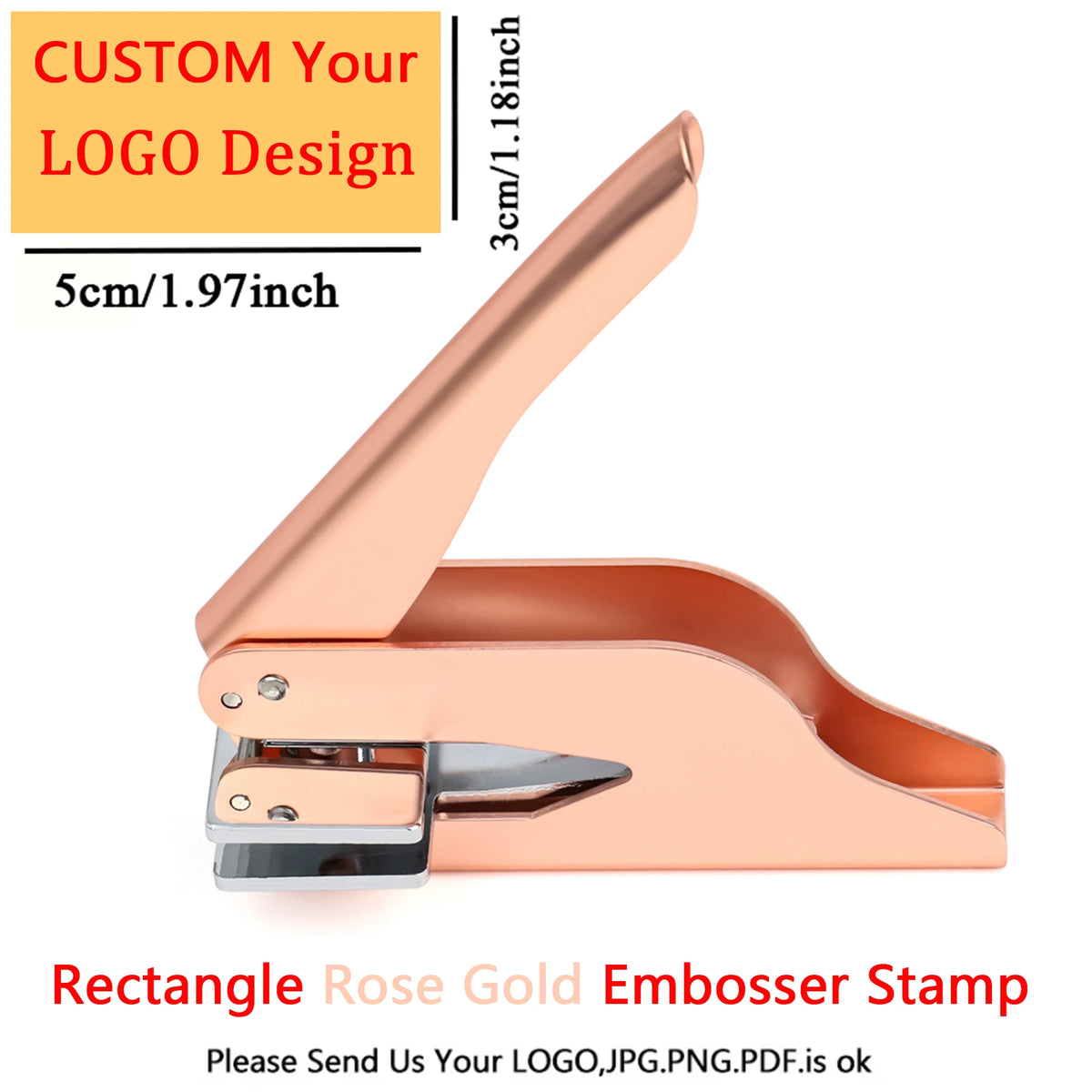 Personalized Book Embossers Stamp Custom Library Book Embosser with Name Logo Design Embossing Stamp Company Wedding Seals DI