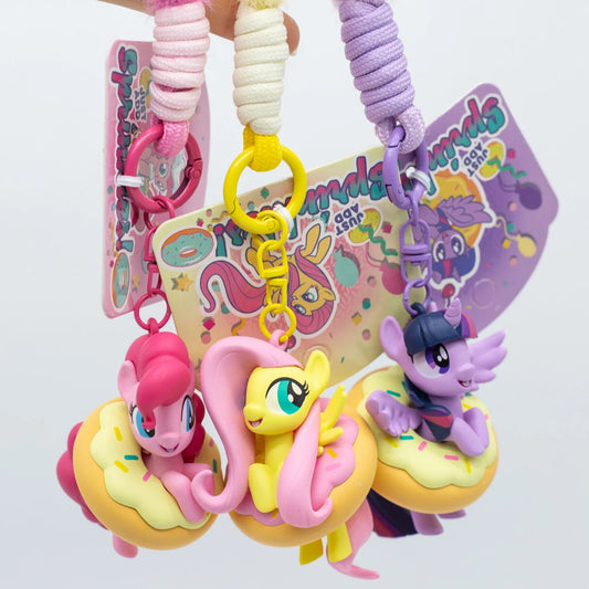My Little Pony Pendants Cartoon Action Figure Keychain Collect Bag Ornaments Twilight Sparkle Apple Jack Birthday Gifts